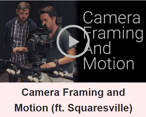 Camera Framing and Motion (ft. Squaresville) | Youtube Academy Lesson 1 - Coldest