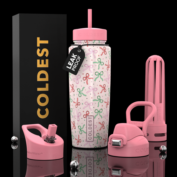 Coldest 32oz GO in Pink Bows