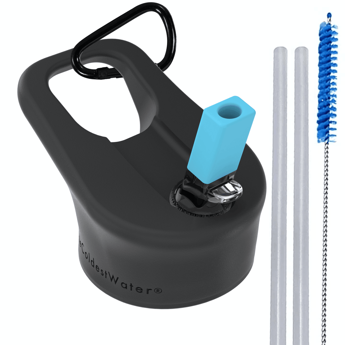  Coldest Sports Water Bottle - 3 Lids (Chug Lid, Straw