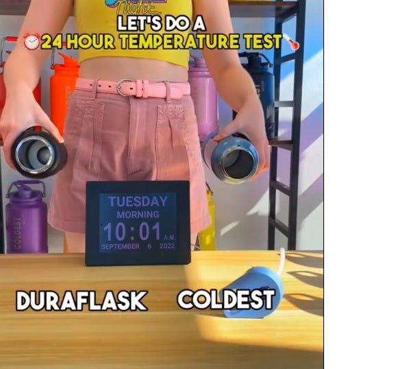 Duraflask vs Coldest - Who's colder? - Coldest