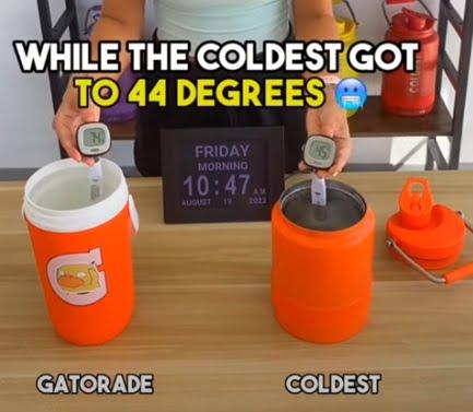 Gatorade vs Coldest. Who won? - Coldest