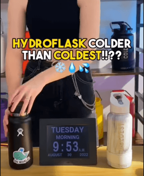 Hydroflask vs The COLDEST: Which Keeps Your Beverages Colder? - Coldest