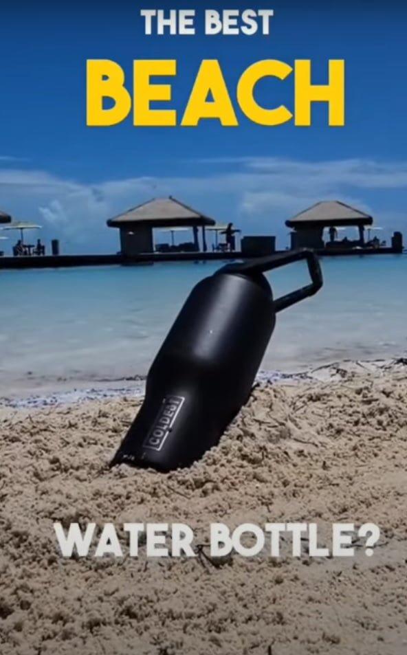 Is This The Best Beach Water Bottle? - Coldest