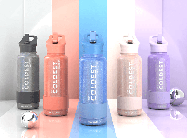 We Can't Get Enough Glitter This Season: The Coldest Water Bottle Glitter Collection - Coldest