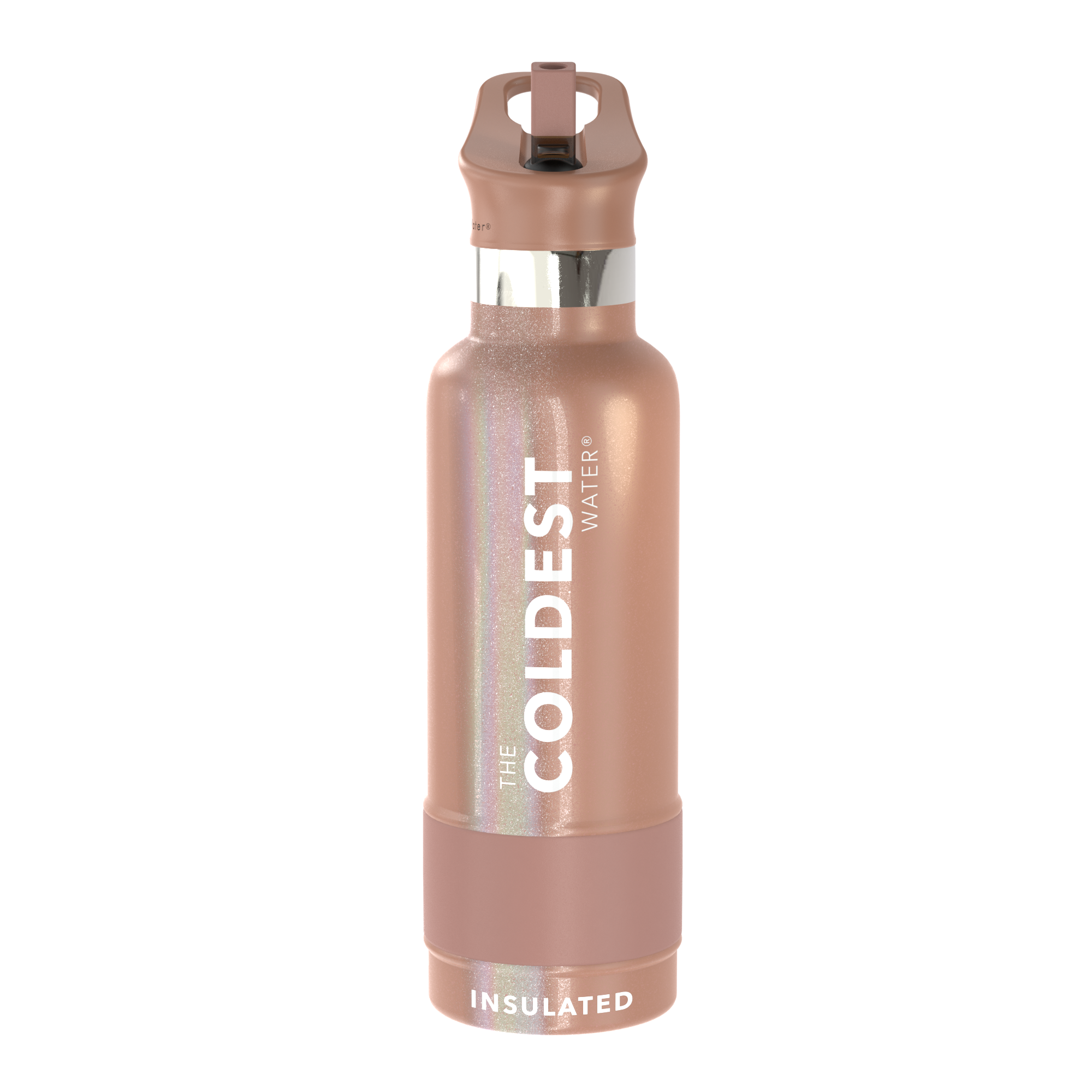Coldest Limitless Bottle - Water Bottle with Handle and 3 Lids Asgard Gold / 46oz