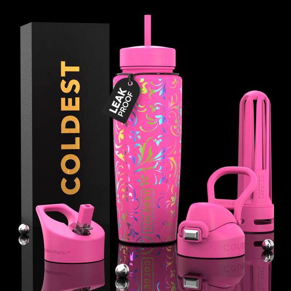 Coldest 32oz GO in Pink Moonlight Floral