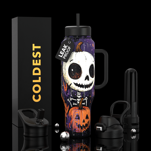 COLDEST 46oz Limitless Ultra v8 — Deadly Pumpkin Heads