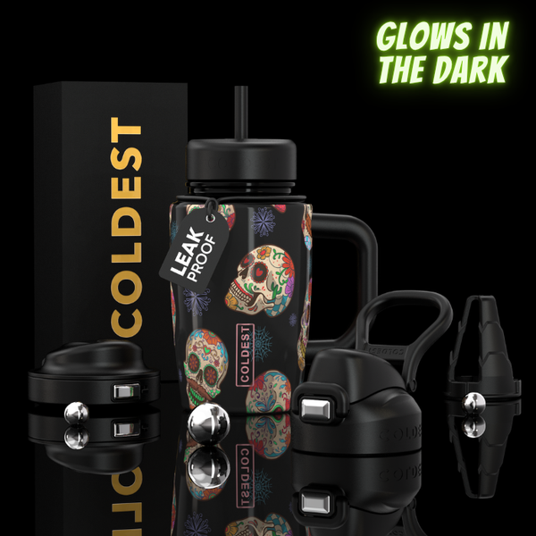 Coldest 15oz Limitless in Glowie Sugar Skulls