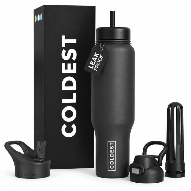 Coldest 46oz Universal — Stealth Black V8