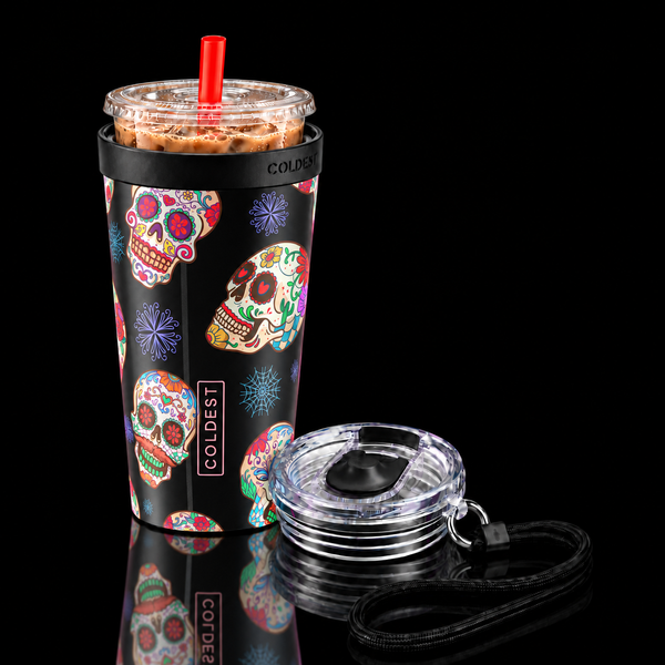 Coldest 30oz Drive Thru in Glowie Sugar Skulls