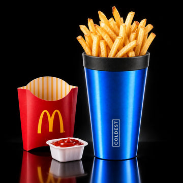 Fries in the COLDEST Drive Thru