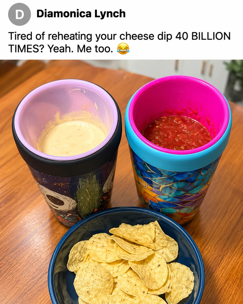 Diamonica Lynch: Tired of reheating your cheese dip 40 BILLION TIMES? Yeah. Me too. 😂