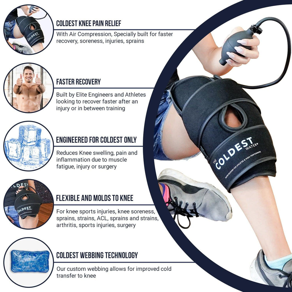 Air Compression Knee Ice Pack - Coldest