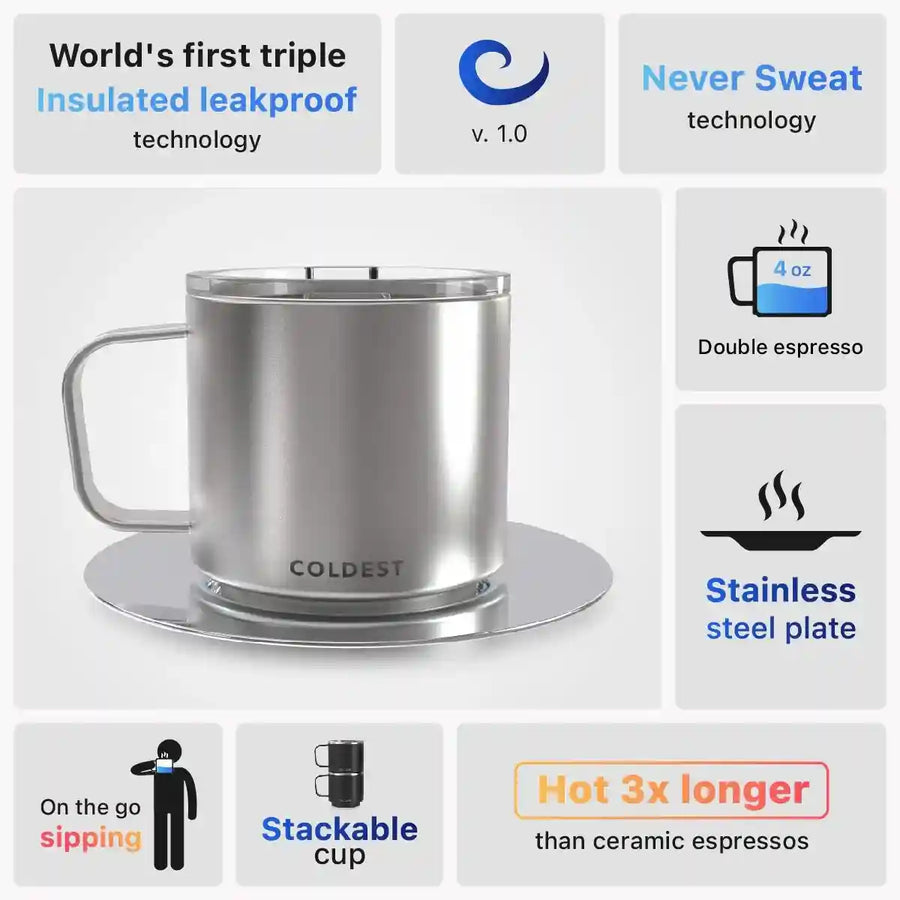 Insulated Espresso Cup by Coldest - Coldest